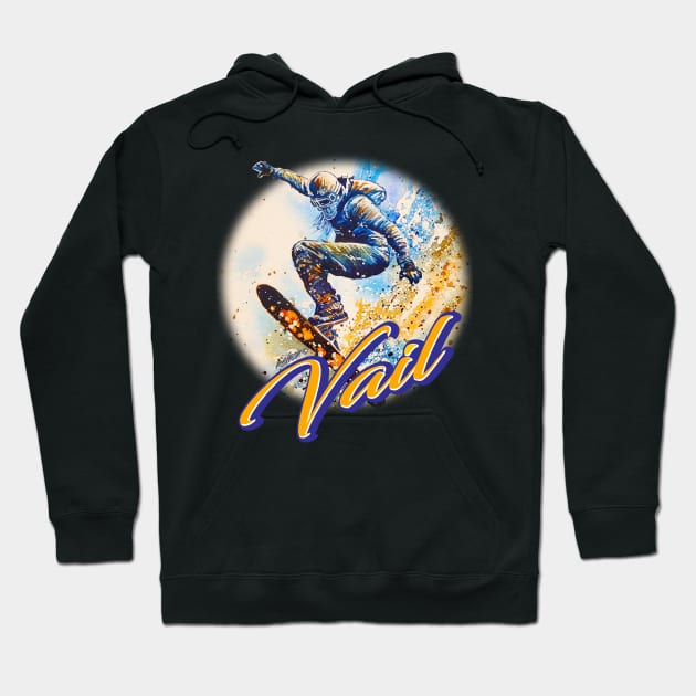 Ski Vail Hoodie by Billygoat Hollow